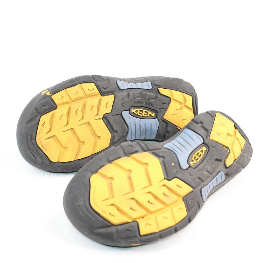 KEEN Hiking Trail Outdoor Waterproof Blue Fabric Strap Toggle Sandal #124 - Picture 8 of 9